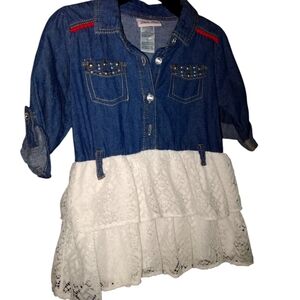 Little lass girls dress size 4T